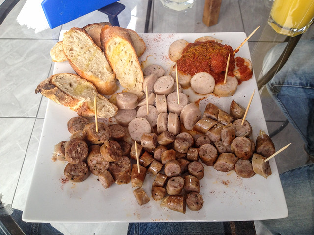 Sausages Sausages during the World Cup Final