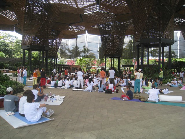 Yoga & Meditation event Yoga & Meditation event at the Botanical Gardens.