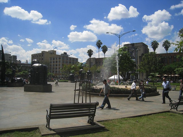 Botero Plaza Botero Plaza in downtown Medellin