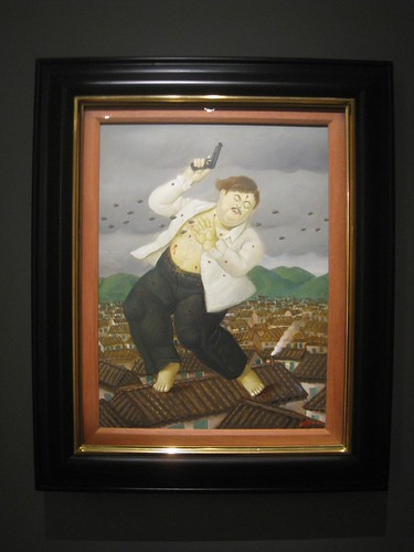 La representación de Fernando Botero de la muerte de Pablo Escobar La representación de Fernando Botero de la muerte de Pablo Escobar