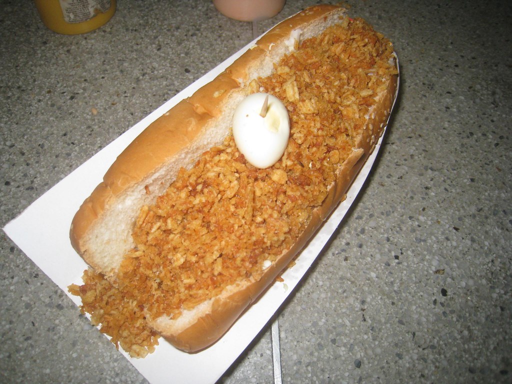 Stadium hot dog