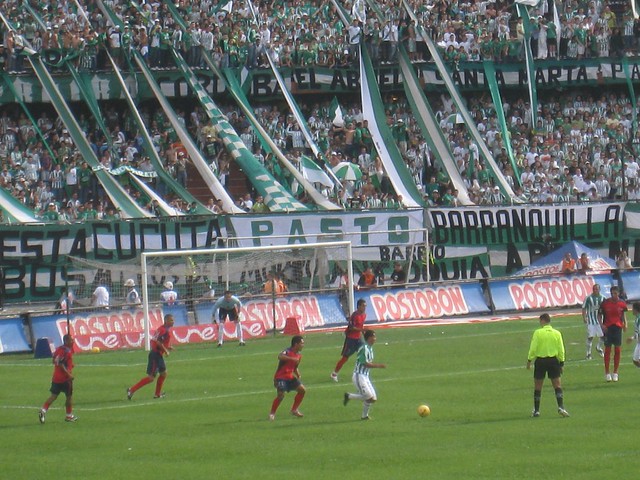 The action on the field The action on the field