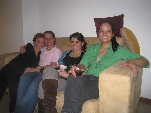 From left: Joanna and Martin, Alejandra, and Paola From left: Joanna and Martin, Alejandra, and Paola