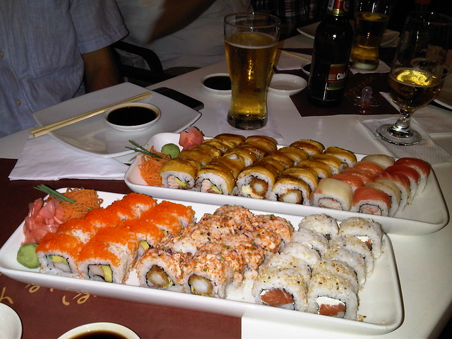 A selection of rolls at Sushi Light A selection of rolls at Sushi Light