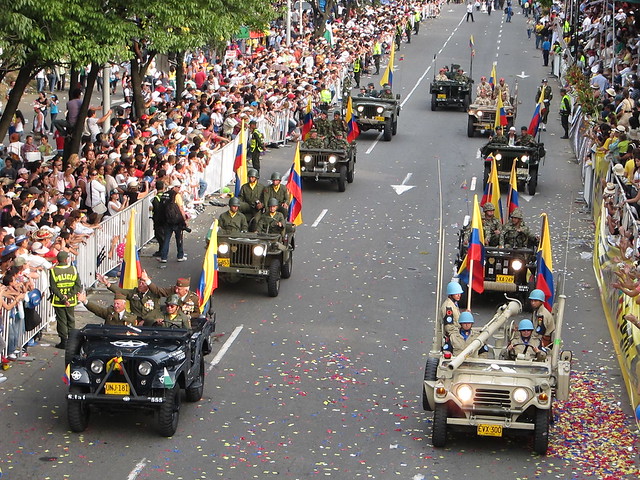 Colombian army jeeps. Colombian army jeeps.