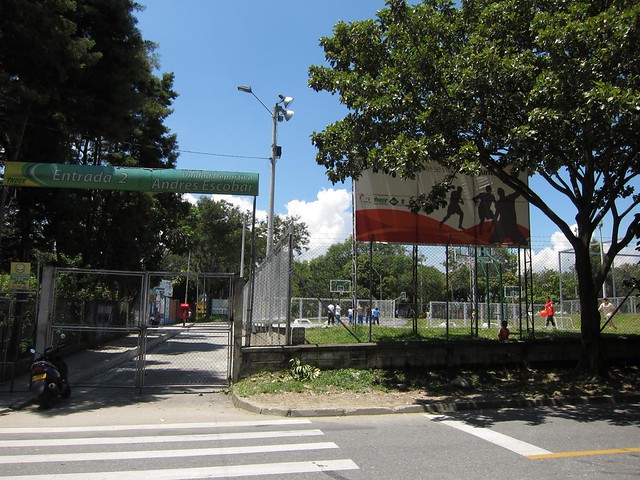 Across the street is Unidad Deportivo de Belen -- a popular outdoor sports complex. Across the street is Unidad Deportivo de Belen -- a popular outdoor sports complex.