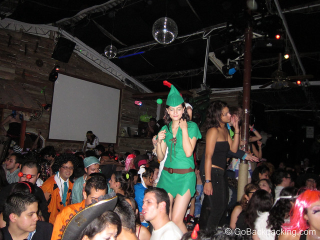 Halloween part at El Cuervo on Las Palmas