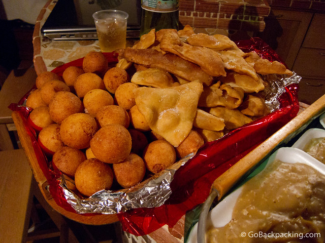 Buñuelos and Natilla Buñuelos and Natilla