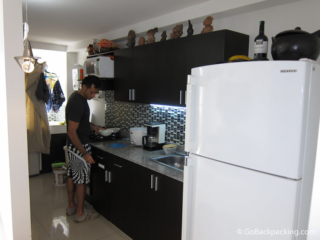 Kitchen Modern kitchen in a new Poblado apartment