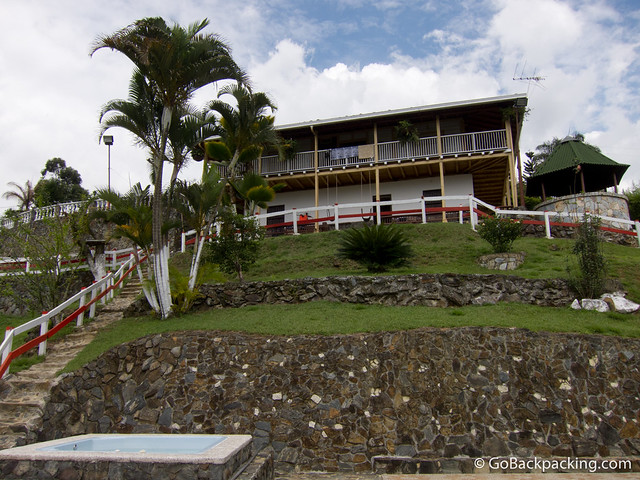 Finca The main house