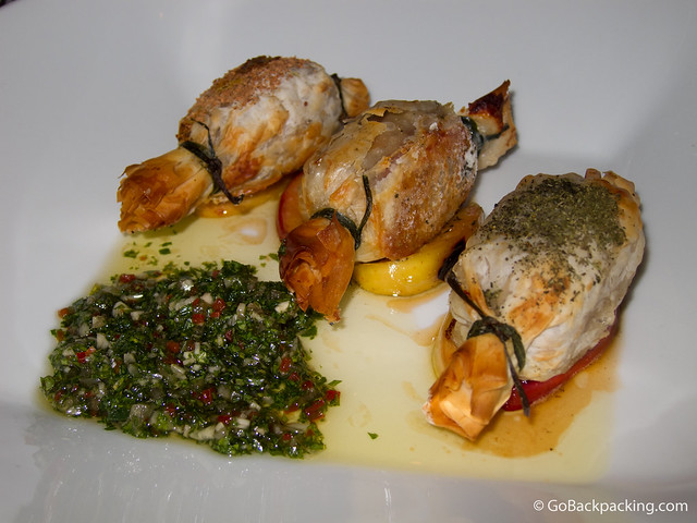 Chorizo Argentino with chimichurri sauce Chorizo Argentino with chimichurri sauce