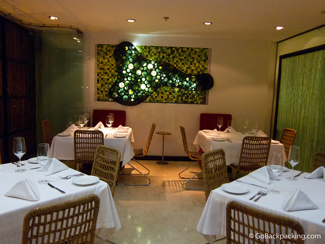 Bijao Restaurant's first floor dining area Bijao Restaurant's first floor dining area