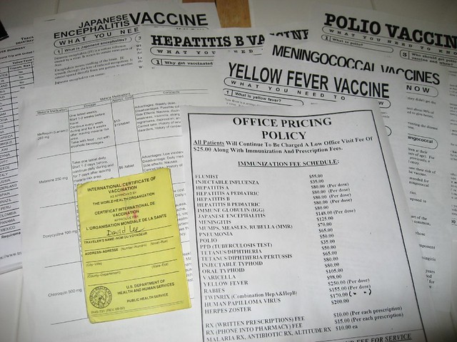 Travel vaccination information Travel vaccination information