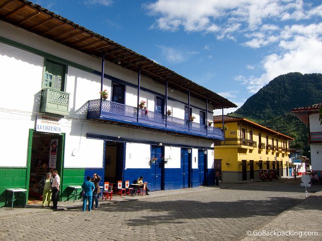 The colorful pueblo of Jardin The colorful pueblo of Jardin