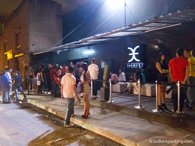 The End Discoteca The End Discoteca en el barrio Colombia
