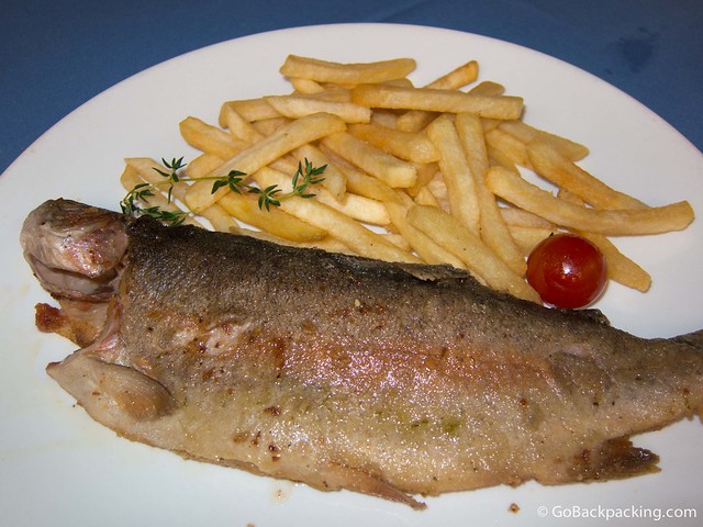 Trucha a la Plancha (Grilled Rainbow Trout) Trucha a la Plancha (Grilled Rainbow Trout)
