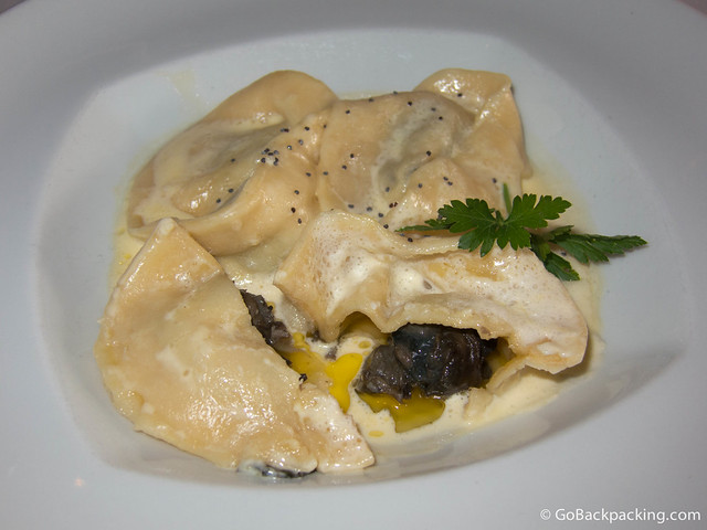 Escargot-stuffed Tortellini Escargot-stuffed Tortellini