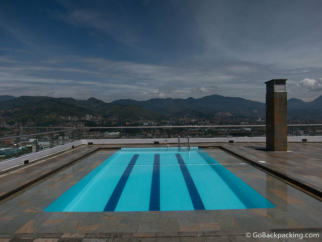 Rooftop pool Rooftop pool with a view