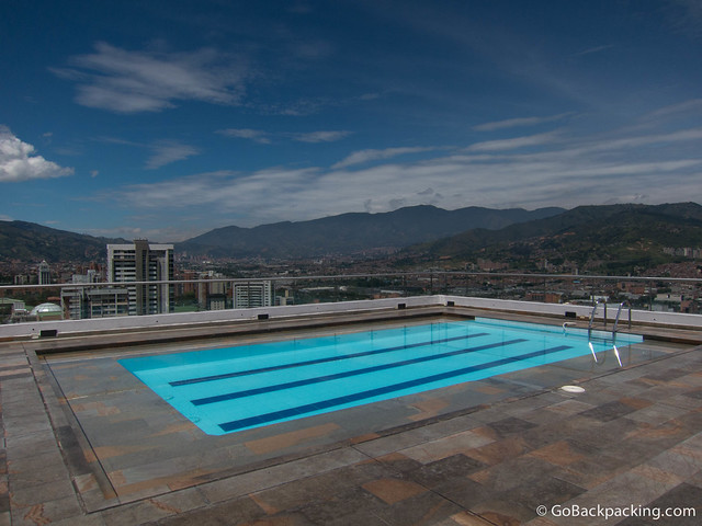 Piscina en la azotea