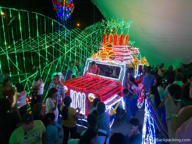 Kids pack themselves into a jeep