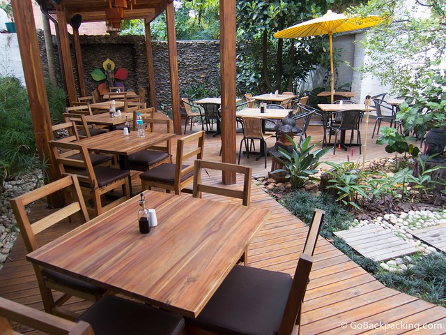 The garden at Satay The garden at Satay
