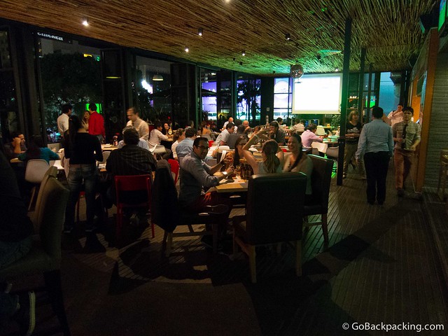 Full house for dinner Full house for dinner