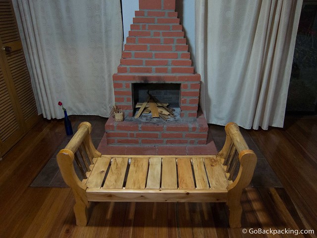 In-room fireplace In-room fireplace