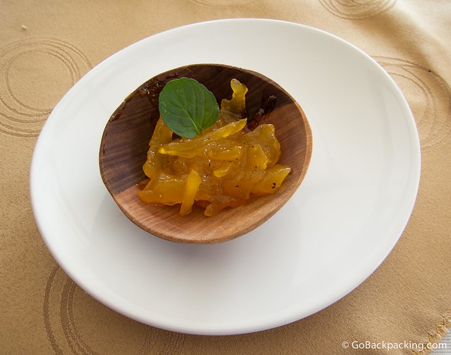 Maracuya Fifth course: maracuya