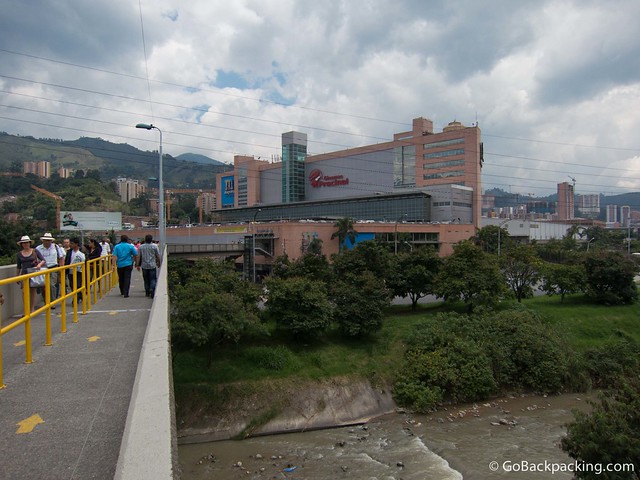 Mayorca as viewed from Itagui metro station