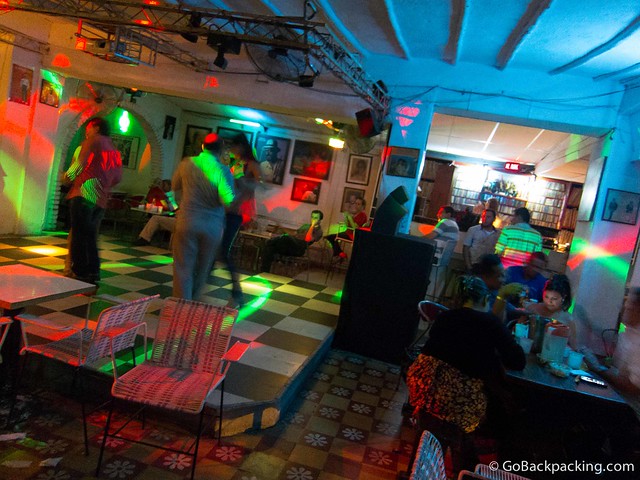 Salsa Calison Inside Salsa Calison on a Friday night