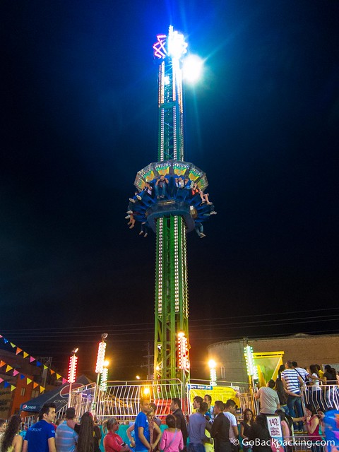 Super Shot Tower Super Shot Tower, our first ride of the night