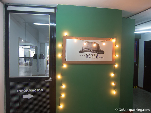 Santo Baile Entrance to Santo Baile dance studio