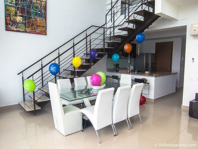 Birthday balloons
