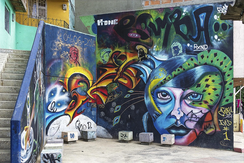 Background, Graffiti, Grunge, Street Art, Graffiti Wall